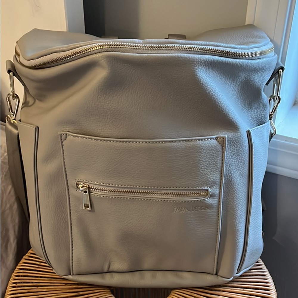 Fawn Design Vegan Leather diaper bag